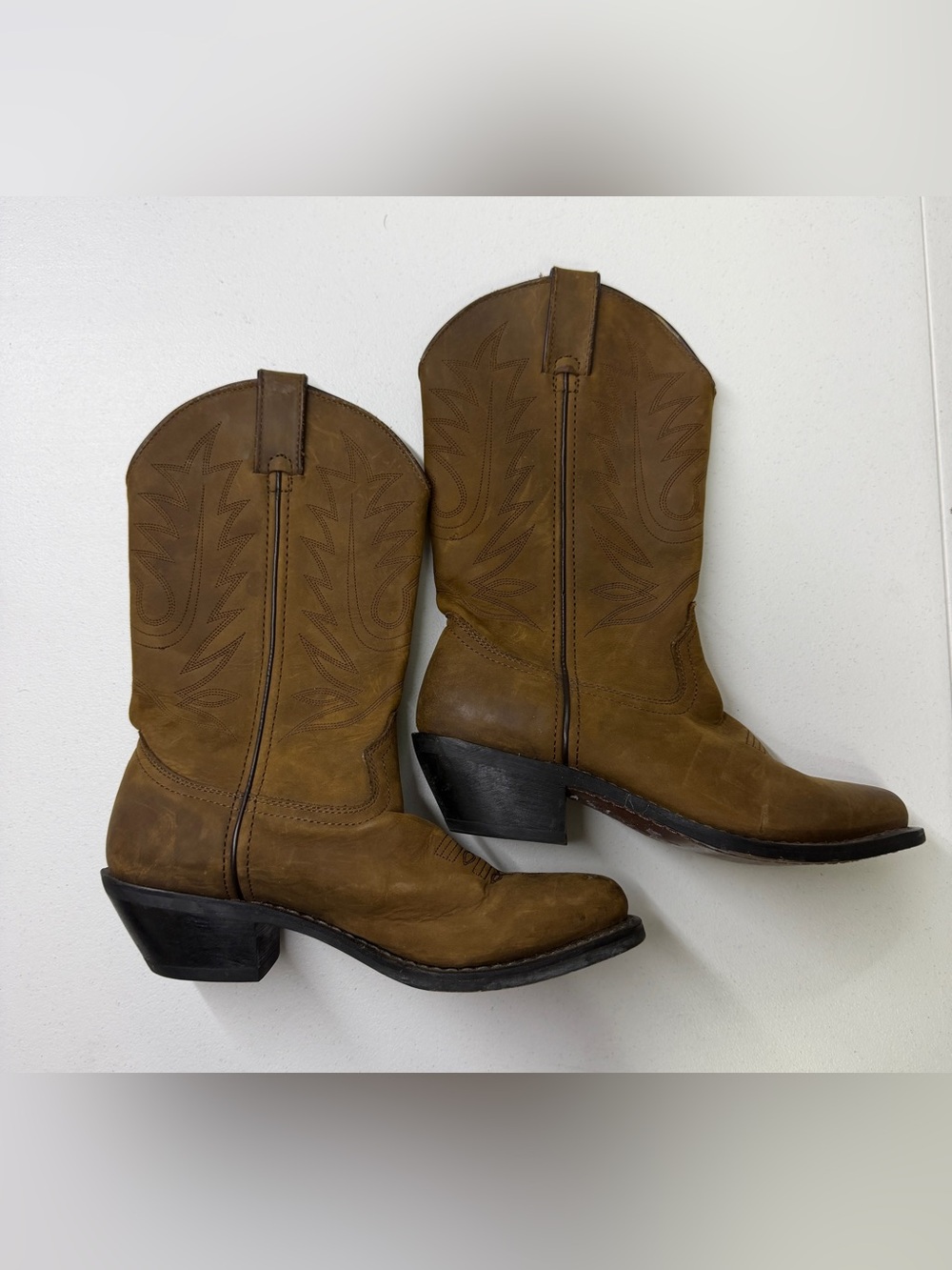 Durango Tan Leather Western Boots